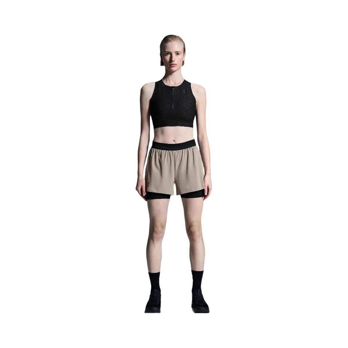 On Race Crop Black - HypeFly India View 2