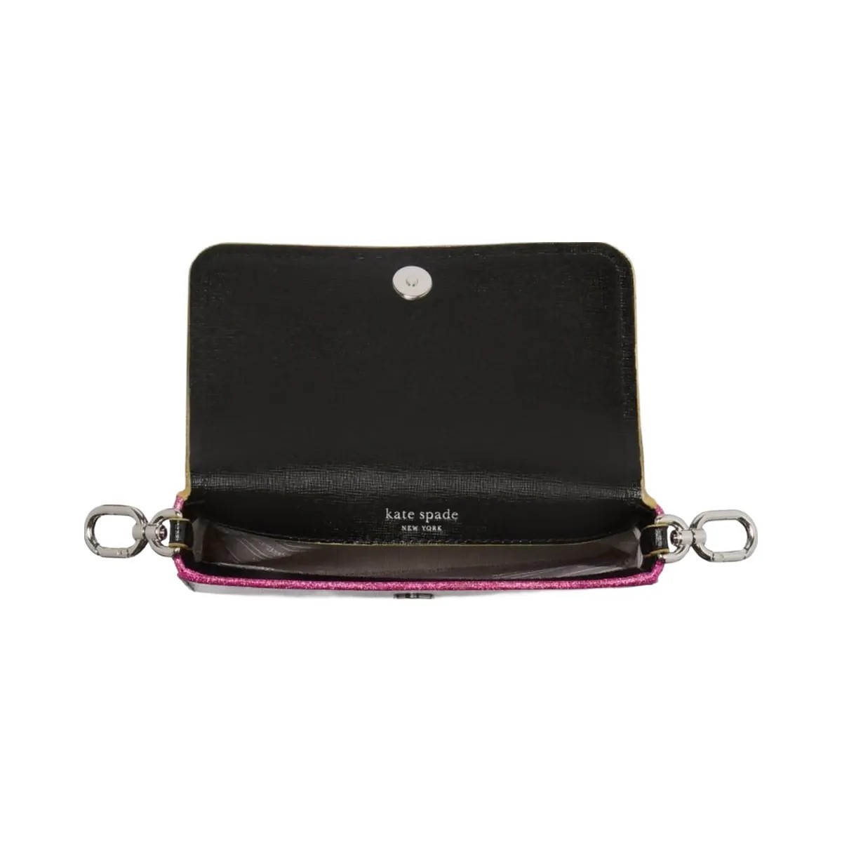 Kate Spade Double Up Glitter Edge Crossbody Black Multi - HypeFly India View 4