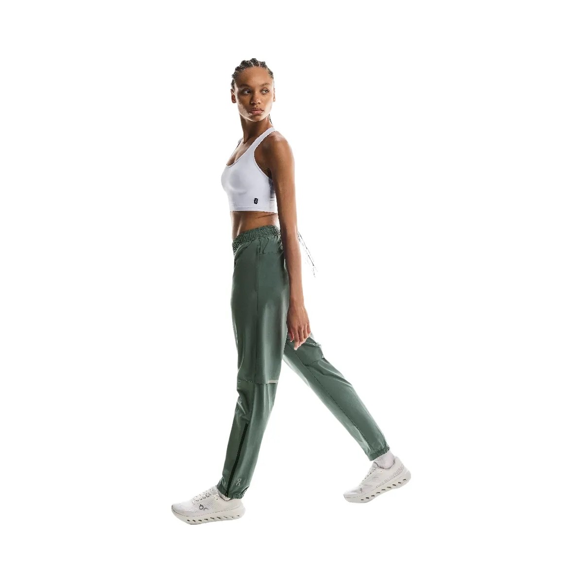 On Core Pants Olive - HypeFly India View 2