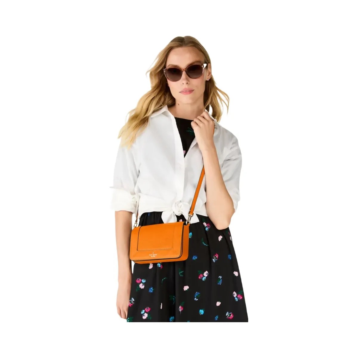 Kate Spade Lena Mini Crossbody Orange Zinnia - HypeFly India View 2