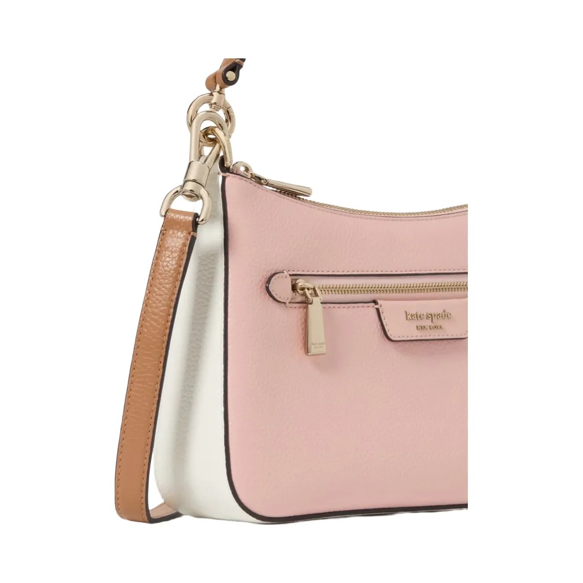 Kate Spade Hudson Colorblocked Convertible Crossbody Rose Smoke Multi - HypeFly India View 1