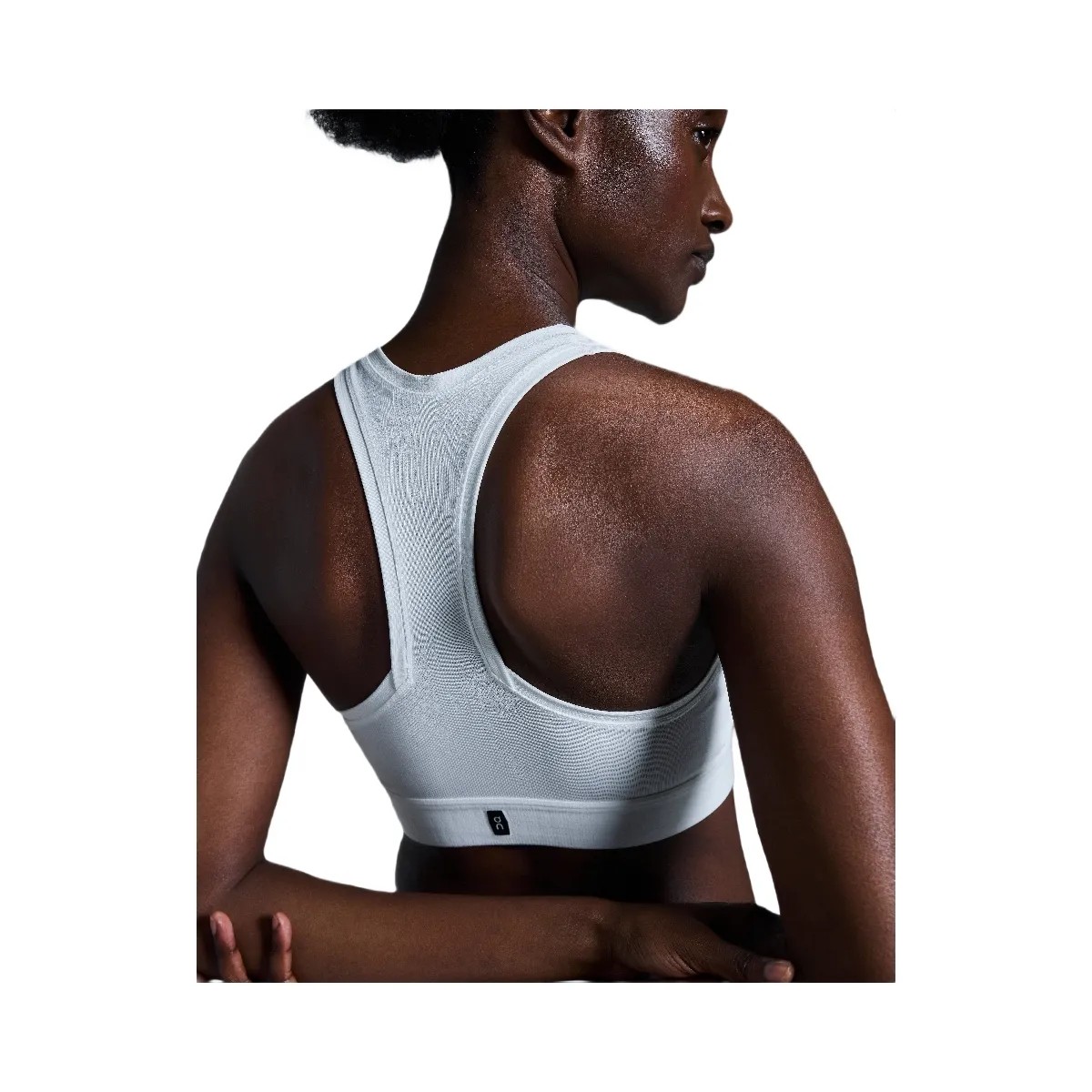 On Pace Bra Undyed-White | Black  - HypeFly India View 4