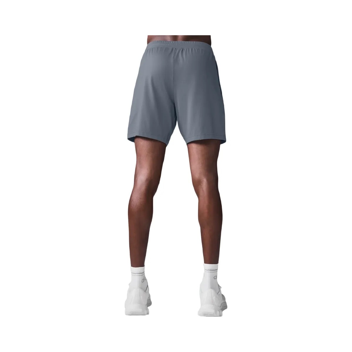 Alo Men's 7" Conquer React Performance Short - Steel Grey - HypeFly India View 3