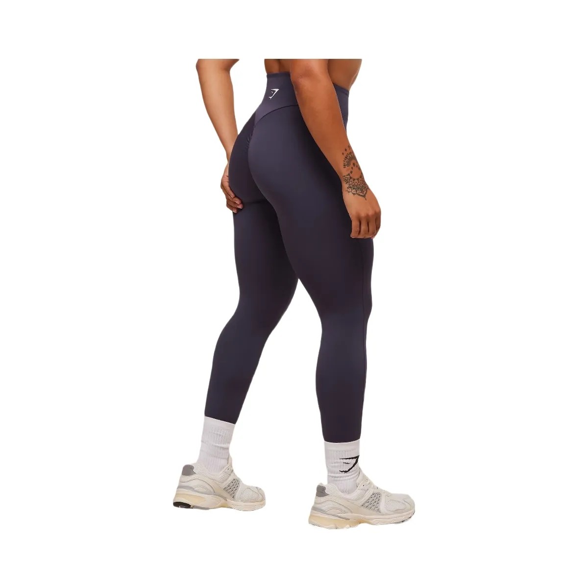 Gymshark Reps Power Leggings - Midnight Purple - HypeFly India View 2