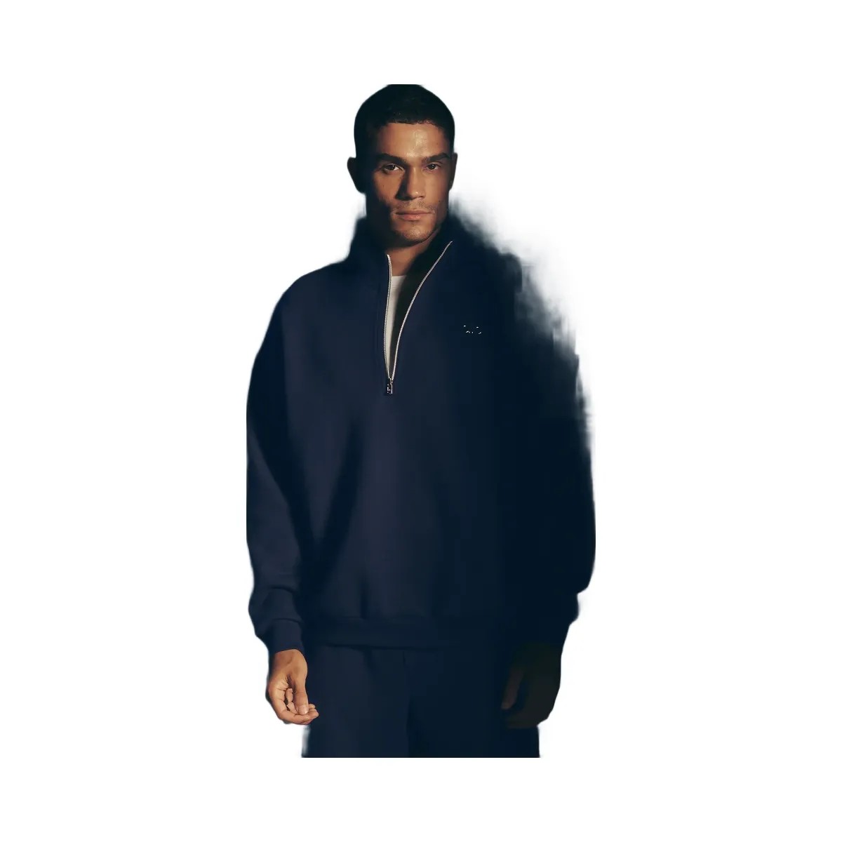 Alo Accolade 1/4 Zip Pullover - Navy - HypeFly India View 5