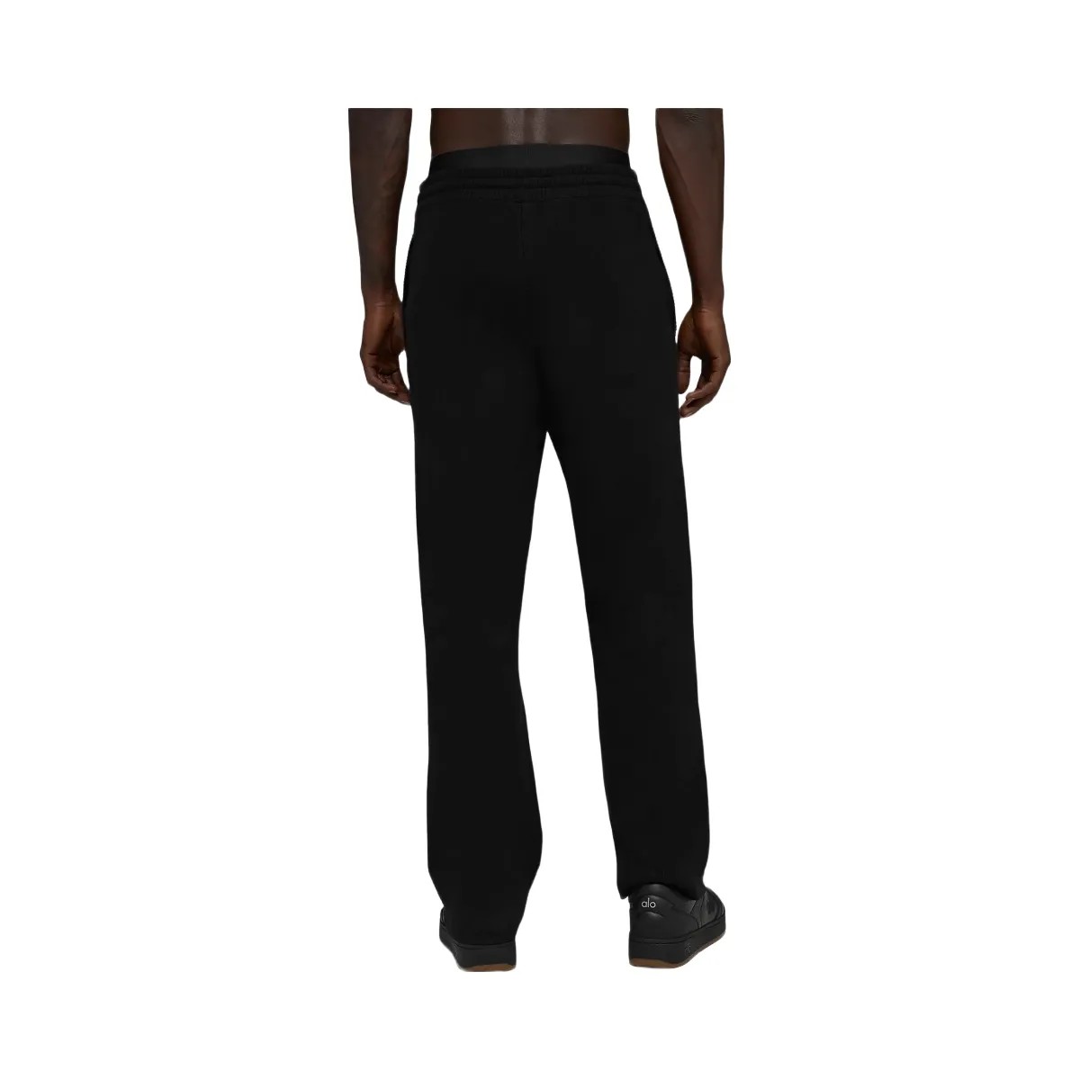 Alo Men's Scholar Straight Leg Sweatpant - Black - HypeFly India View 3
