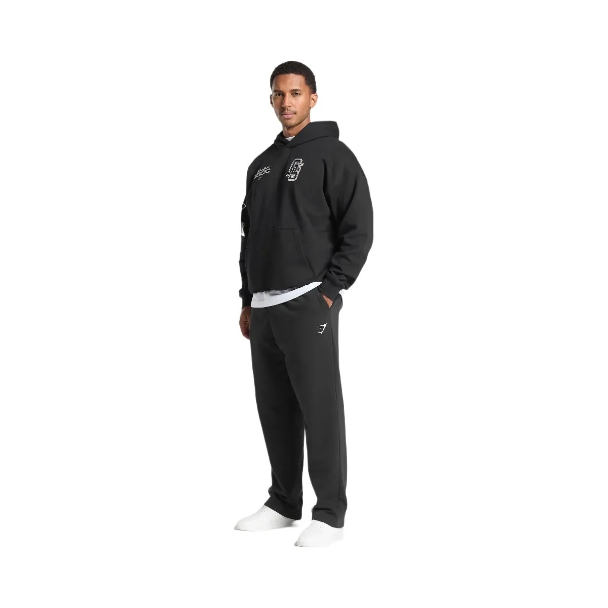 Gymshark Lifting Essentials Hoodie - Black - HypeFly India View 3