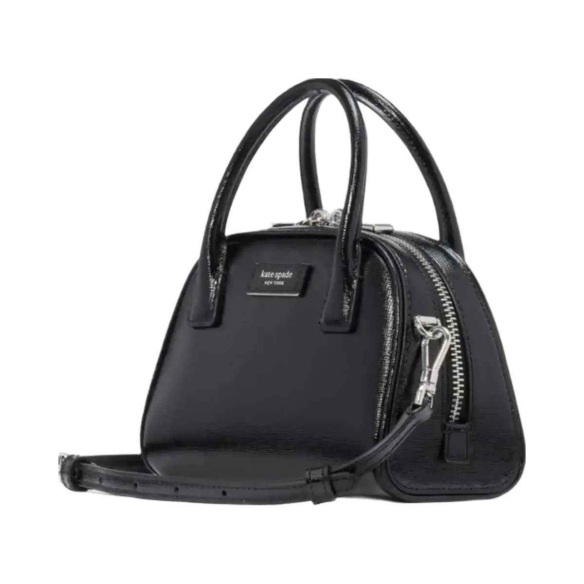 Kate Spade Sam Icon Mini Duffle Bag Black - HypeFly India View 1