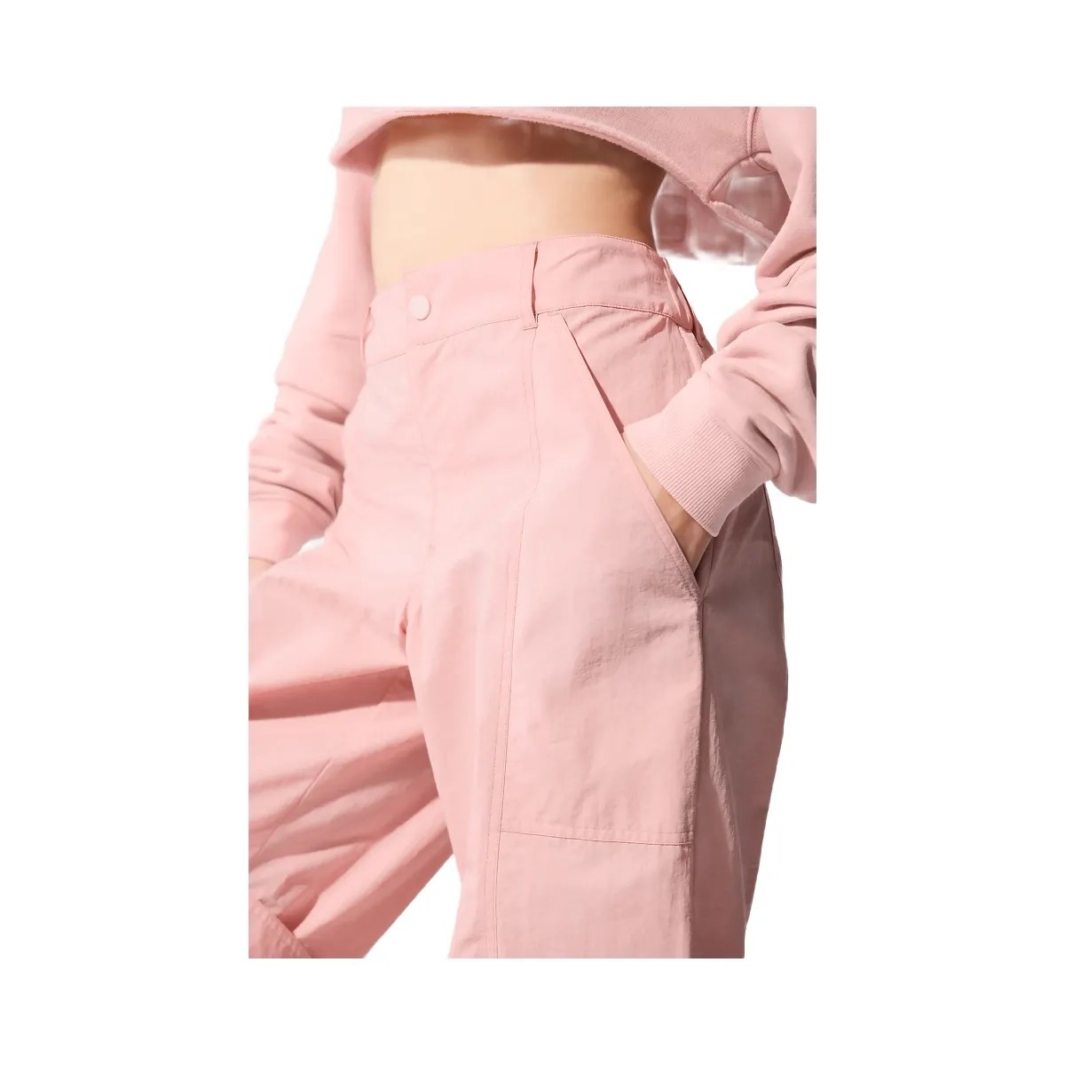 Alo Women's High-Waist Voyager Trouser - Pink Quartz - HypeFly India View 2