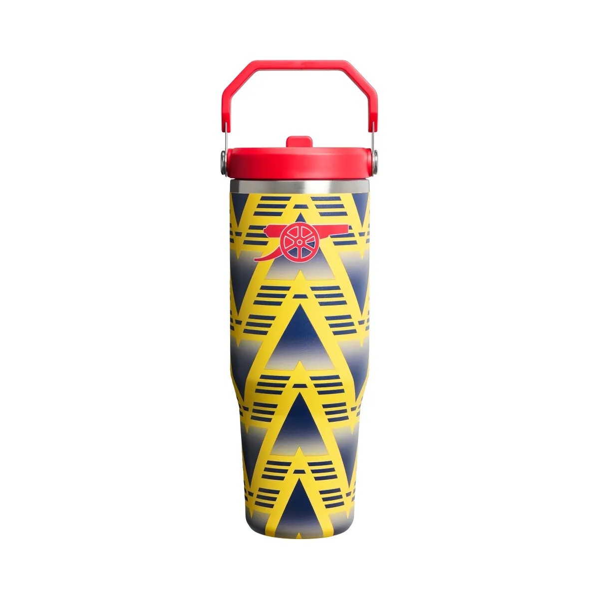 Stanley 1913 x Arsenal IceFlow Flip Straw Tumbler (30OZ) Bruised Banana - HypeFly India View 1