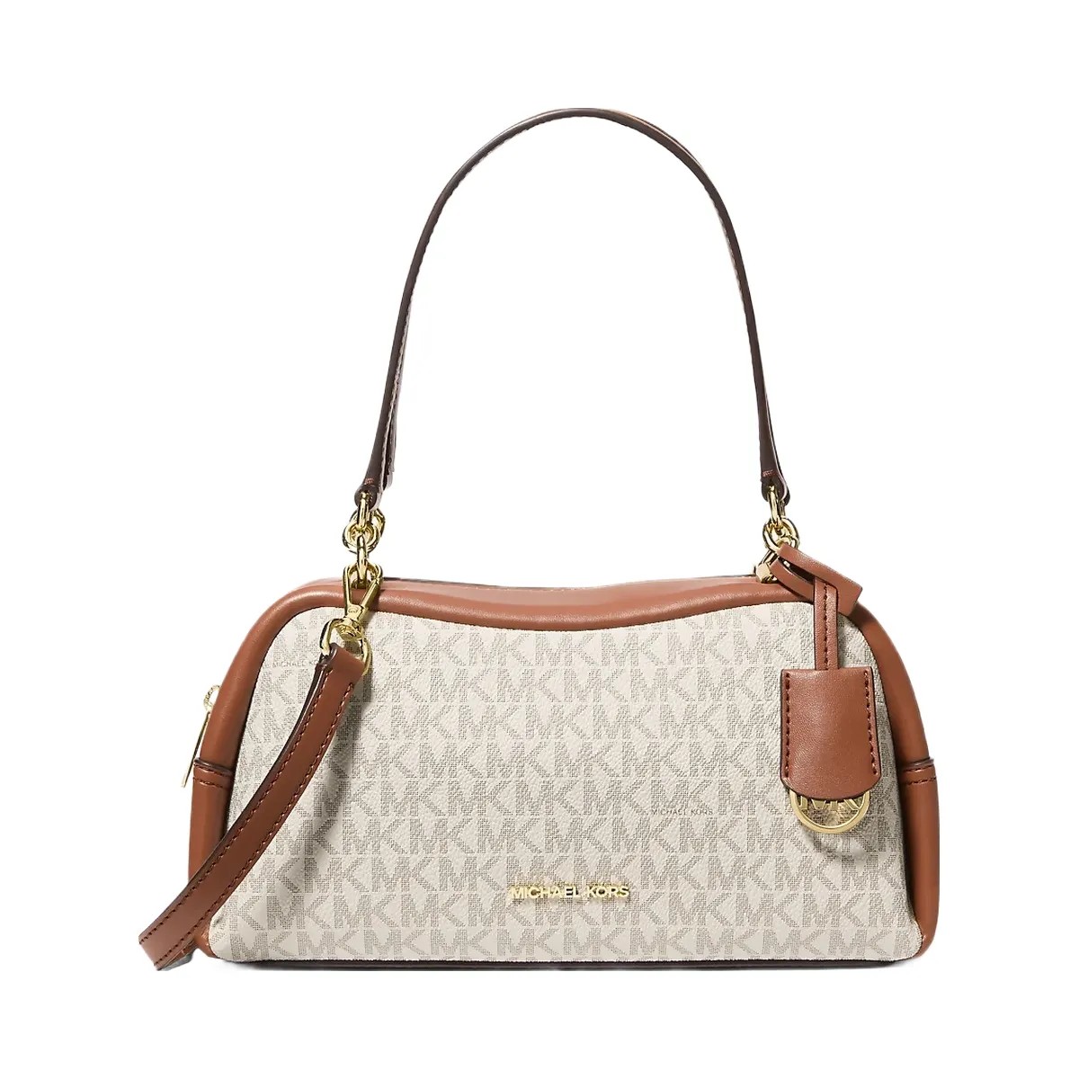 Michael Kors Cecily Small Signature Logo Shoulder Bag Vanilla - HypeFly India View 1