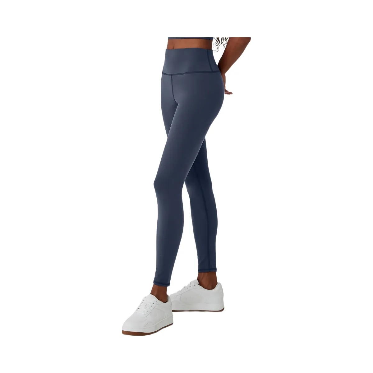 Alo Women's Airbrush Winter Warm High-Waist Nocturne Legging - Navy - HypeFly India View 1