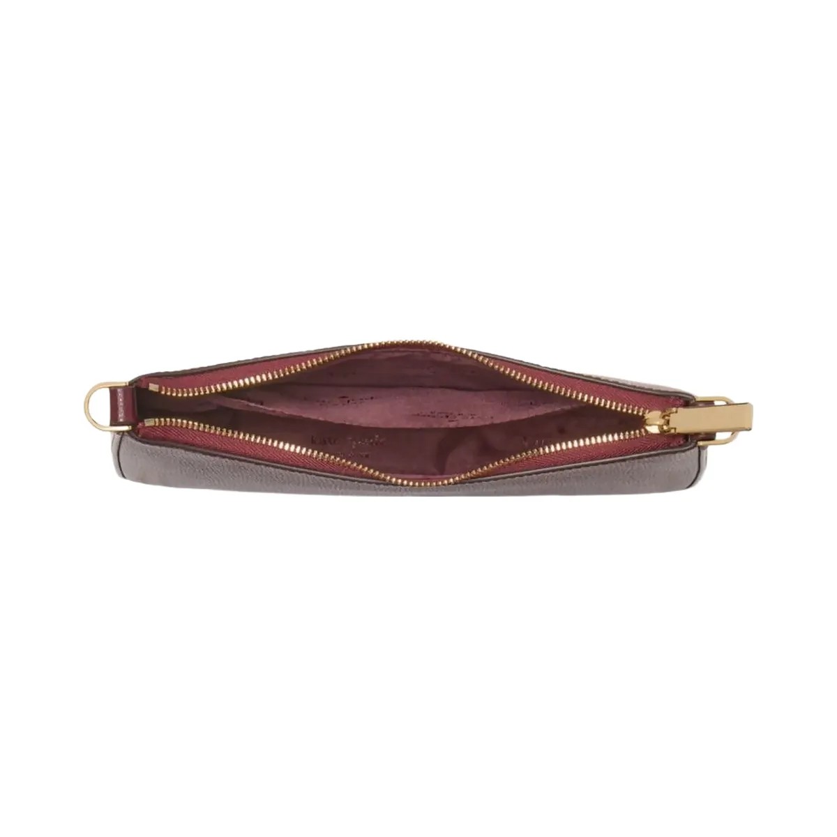 Kate Spade Duet Spade Flower Embroidered Small Crossbody Dark Merlot - HypeFly India View 4