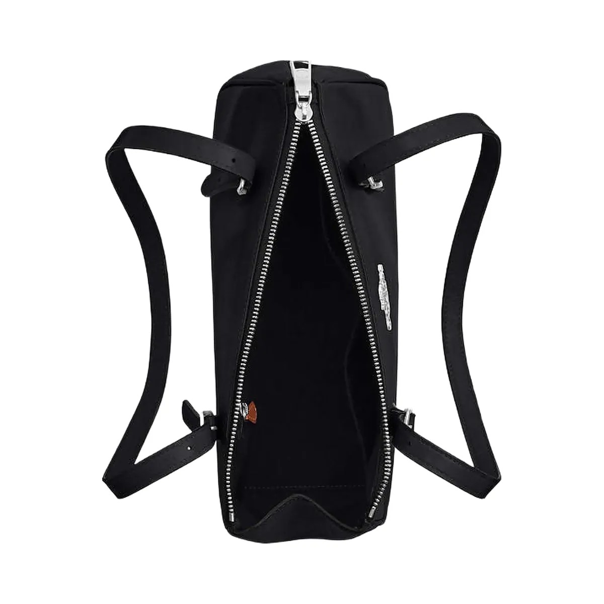 Coach Asher Shoulder Bag Glazed Leather-Silver-Black - HypeFly India View 3