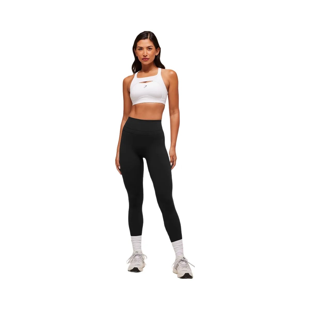 Gymshark Alpha High Support Sports Bra - White - HypeFly India View 4