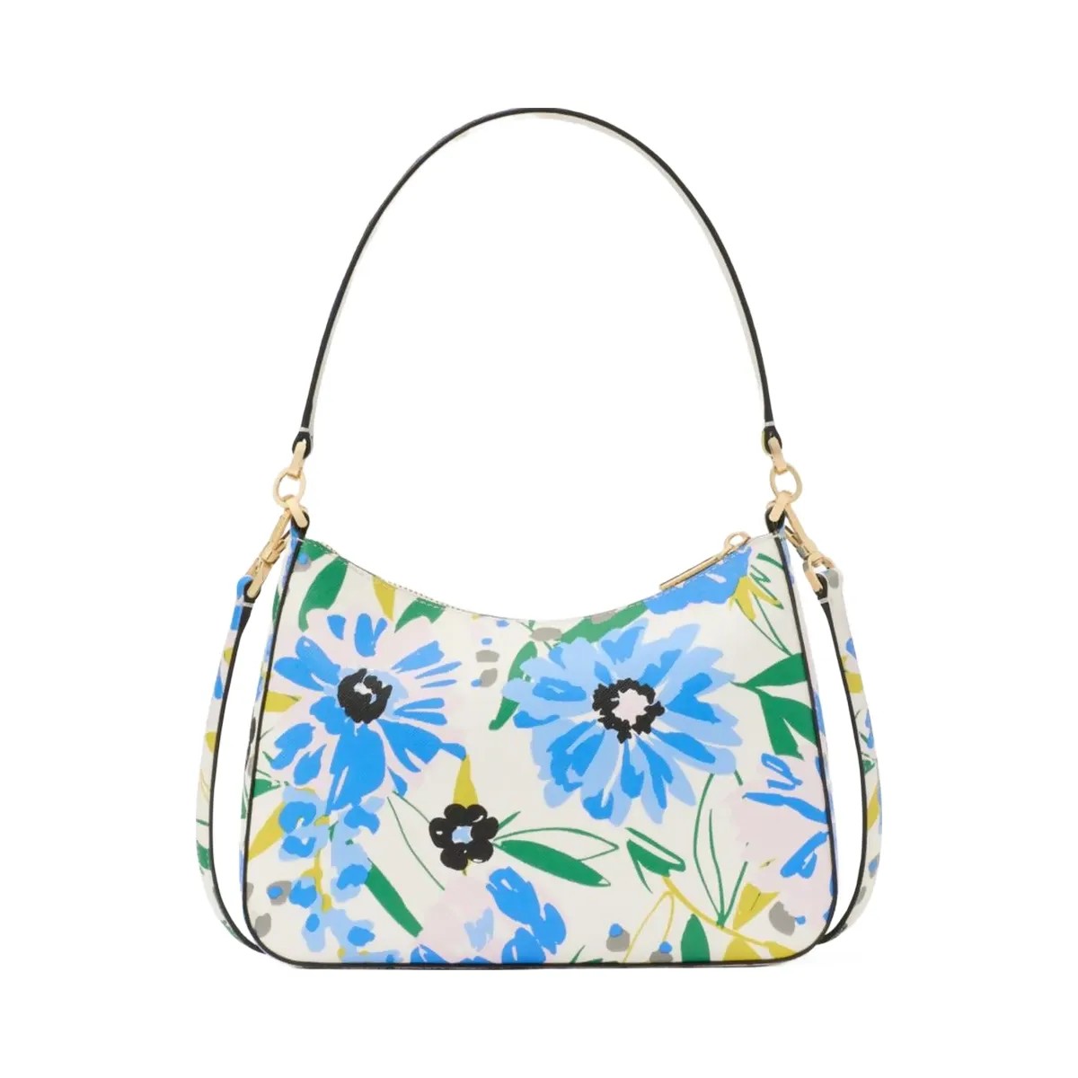 Kate Spade Margot Floral Convertible Shoulder Bag Cream Multi - HypeFly India View 5