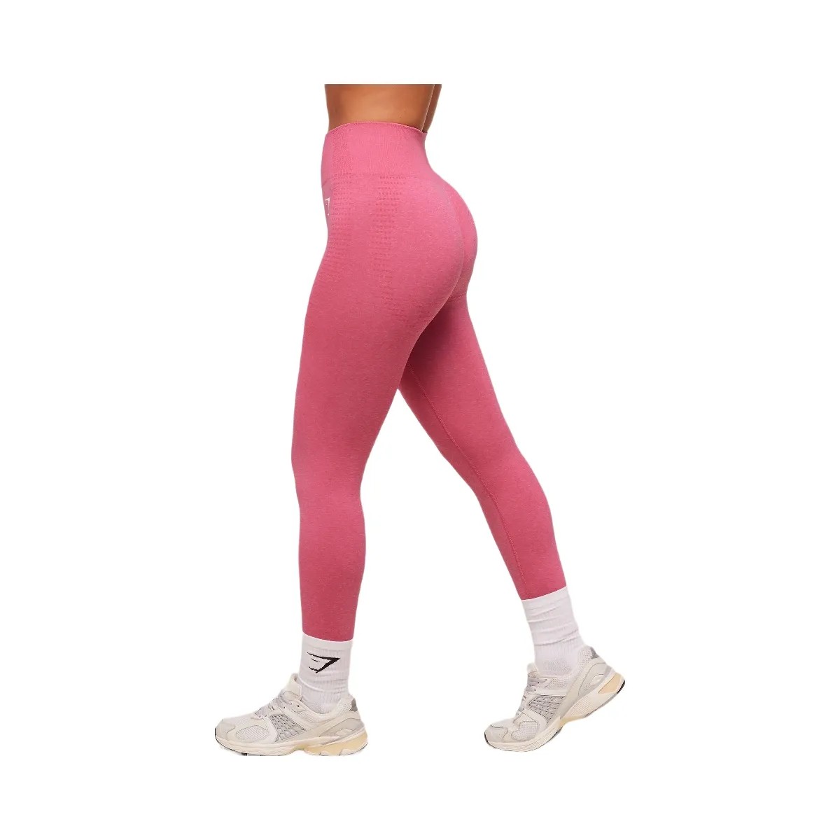 Gymshark Vital Soft Leggings - GS Vintage Rouge Pink/ Marl - HypeFly India View 3