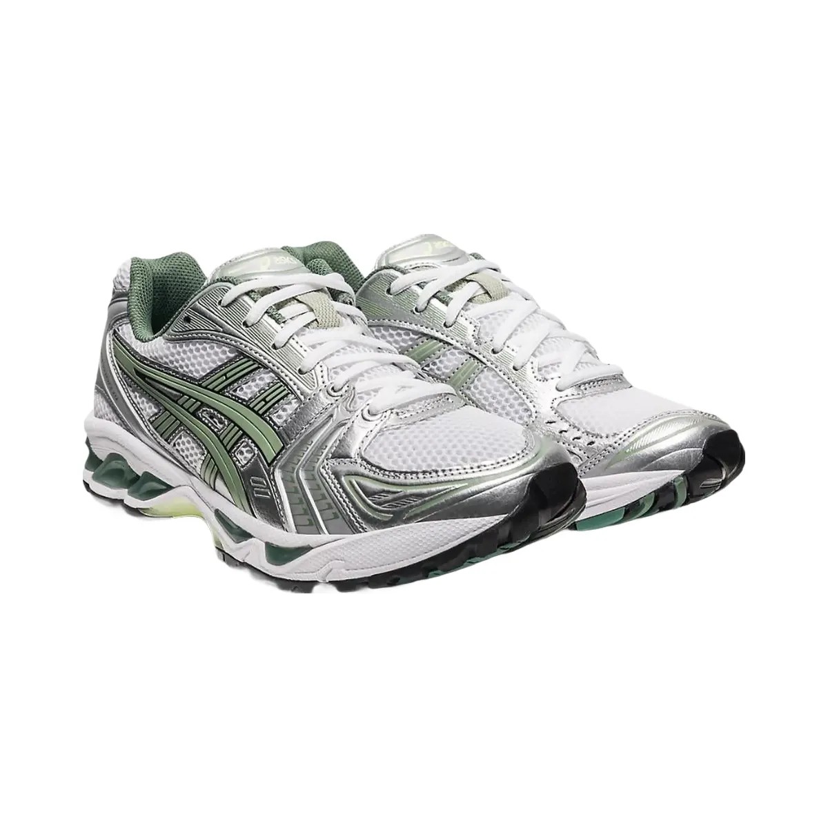 Asics Gel-Kayano 14 White Pure Silver Slate Grey Sage - HypeFly India View 3