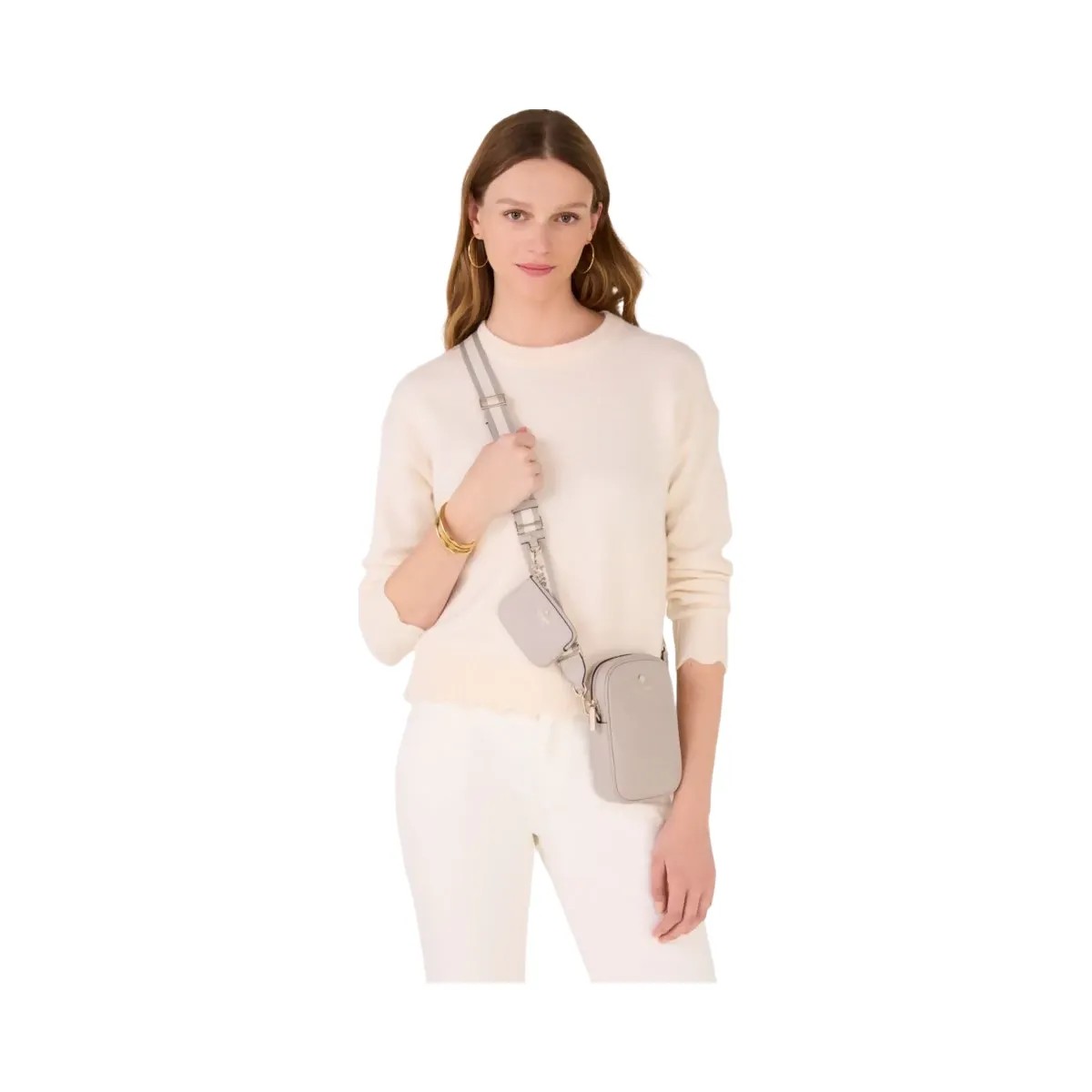 Kate Spade Emma Phone Crossbody Cozy Grey - HypeFly India View 2
