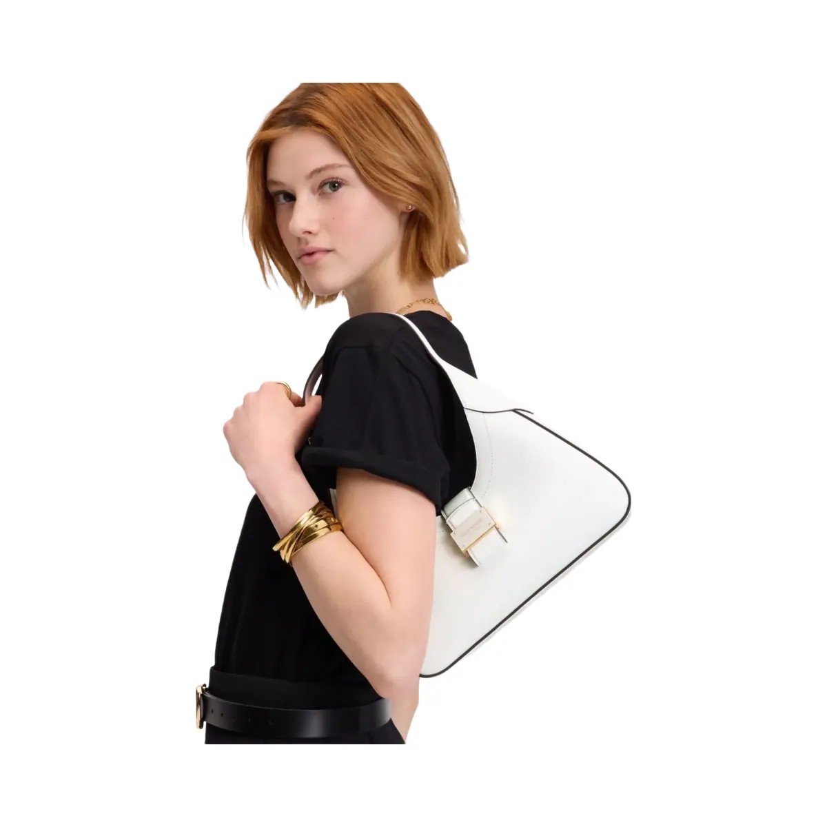 Kate Spade Nouveau Small Shoulder Bag True White - HypeFly India View 2