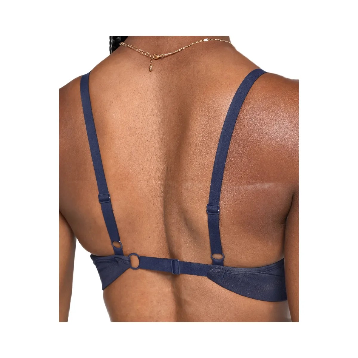 Gymshark Vital Sports Bra - Heavy Blue Marl - HypeFly India View 5