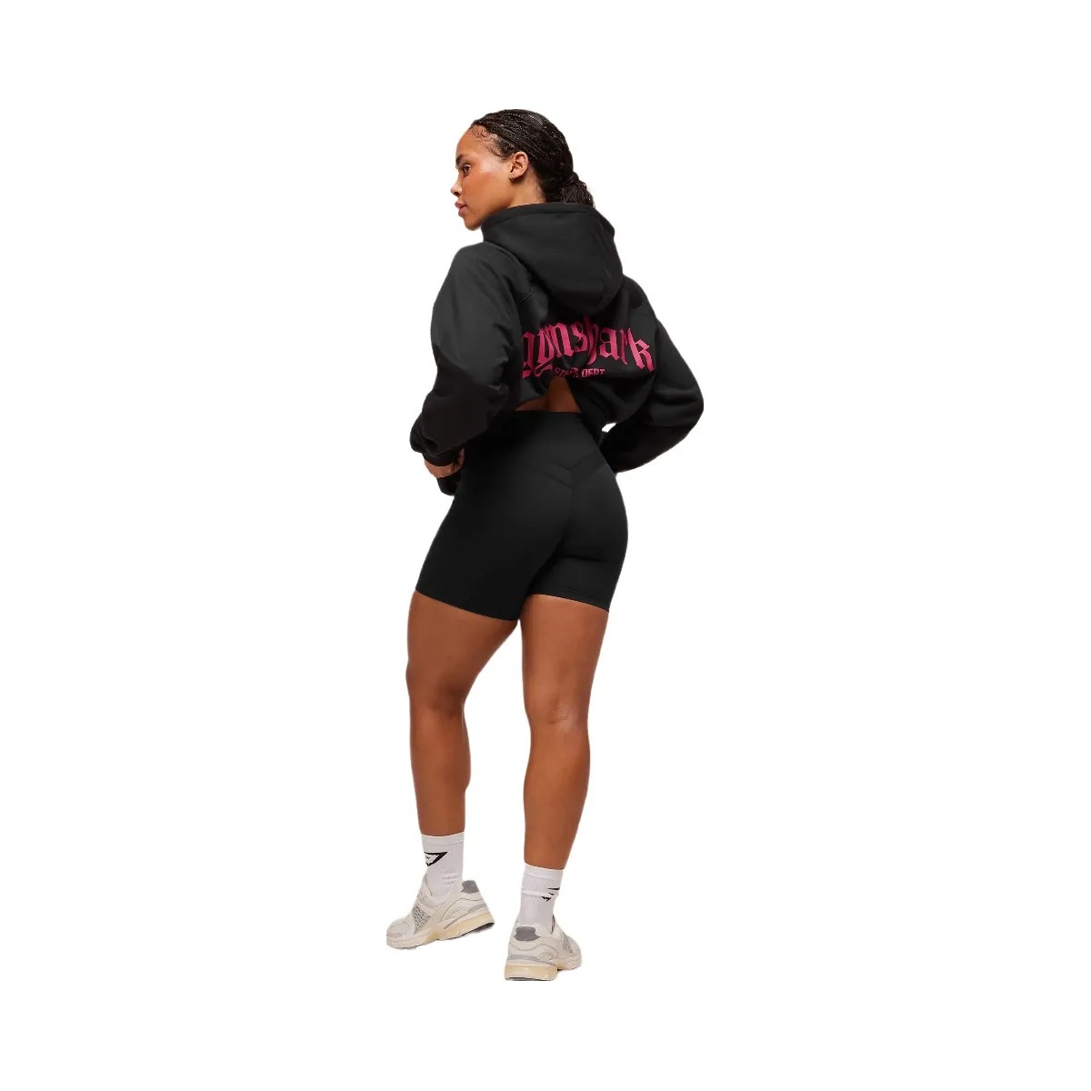Gymshark Strength Department Oversized Hoodie - Black - HypeFly India View 5