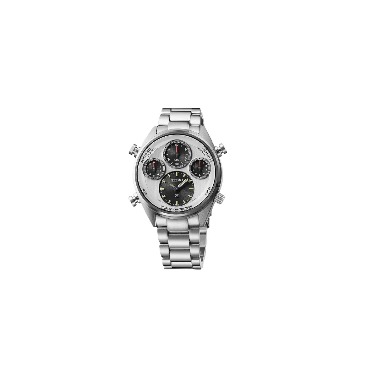 Seiko Prospex Speedtimer One Hundredth of a Second Solar Chronograph Limited Edition 110th Seiko Wristwatchmaking Anniversary SFJ009P1 Men's - HypeFly India View 1