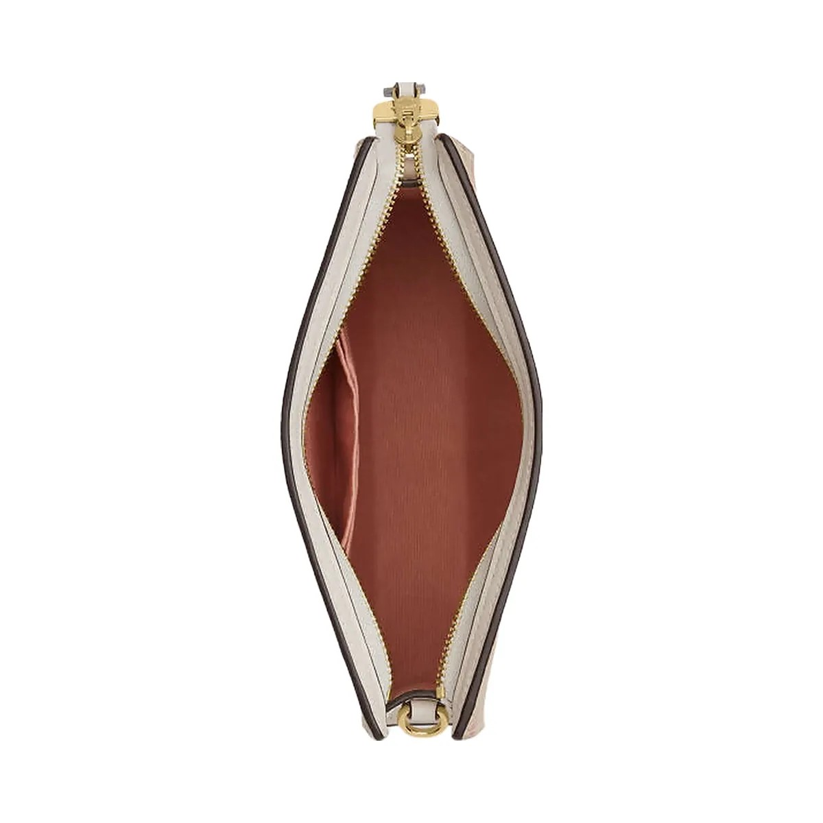 Coach Slim Crossbody Bag In Signature Canvas With Floral Print Gold-Sand Multi - HypeFly India View 4