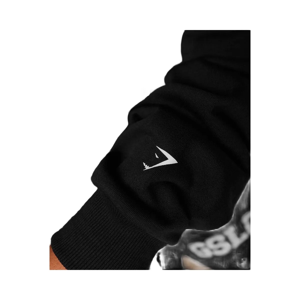 Gymshark GSLC Graphic Zip Up Hoodie - Black - HypeFly India View 3