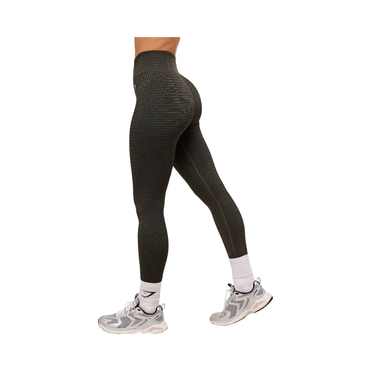 Gymshark Sport Seamless Leggings - Camo Brown/Black - HypeFly India View 3