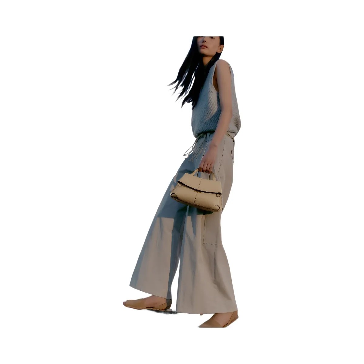 Polene Mokki Mini Textured Sand - HypeFly India View 2