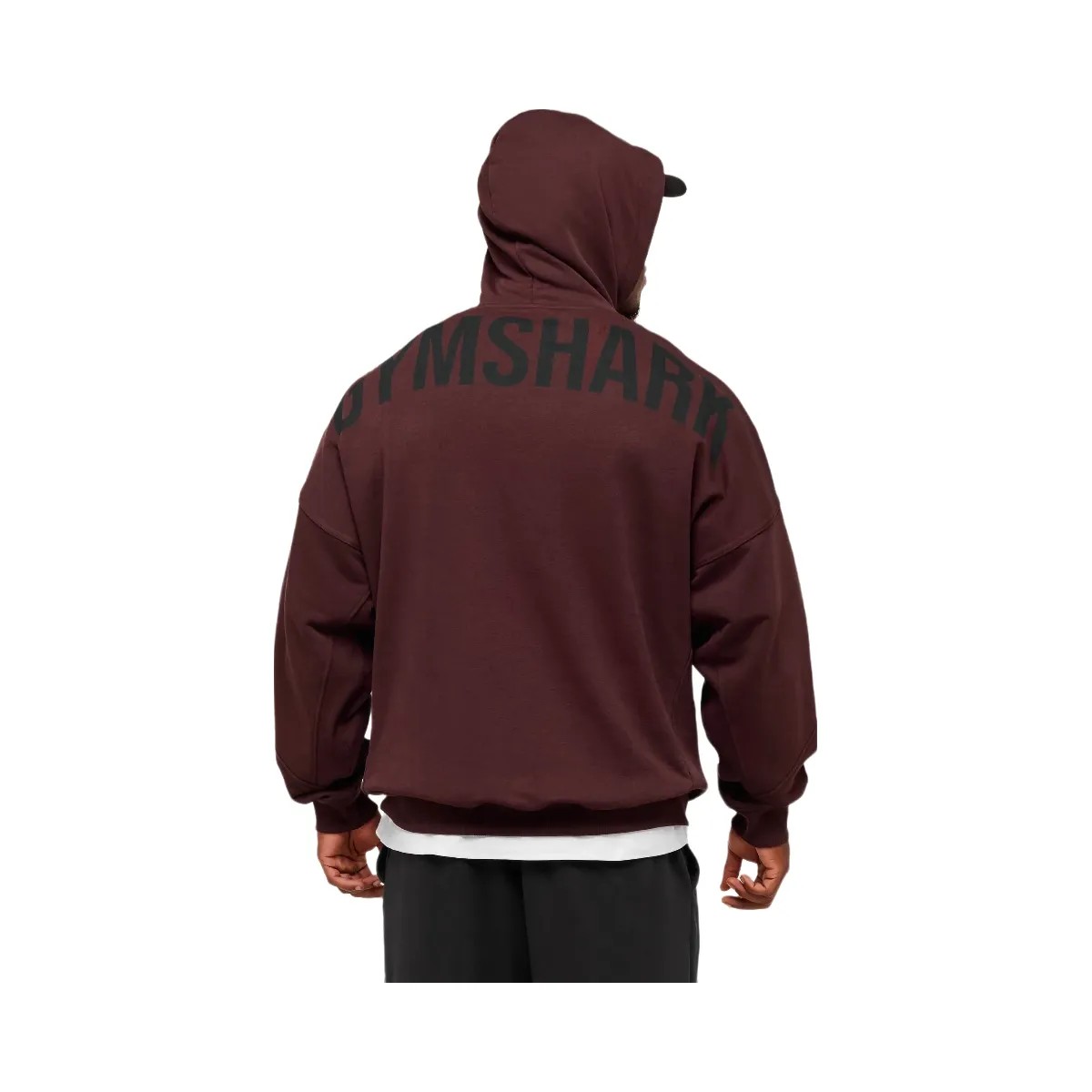 Gymshark Power Hoodie - Rich Maroon - HypeFly India View 6