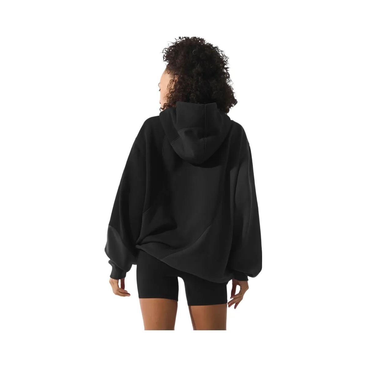 Alo Women's Make Waves Hoodie - Vintage Black Tonal - HypeFly India View 4