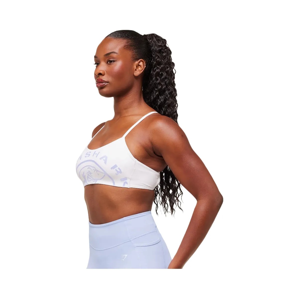 Gymshark Legacy Sports Bra - White - HypeFly India View 3