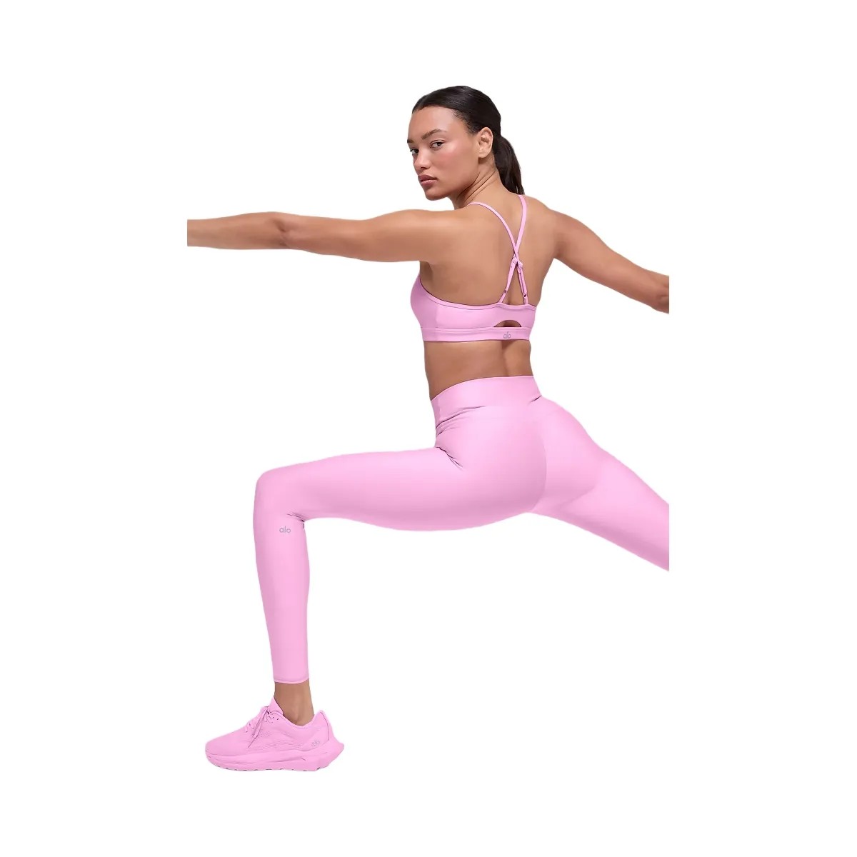 Alo Women's High-Waist Airlift Legging - Candy Heart Pink - HypeFly India View 2