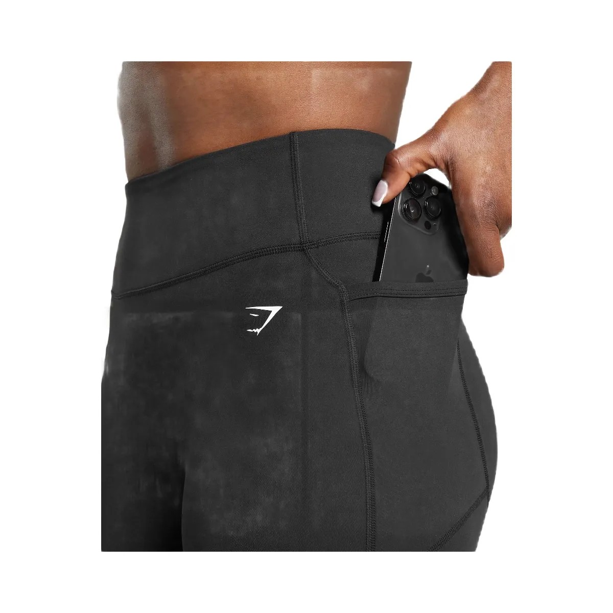 Gymshark Lifting Pocket Leggings - Black - HypeFly India View 6