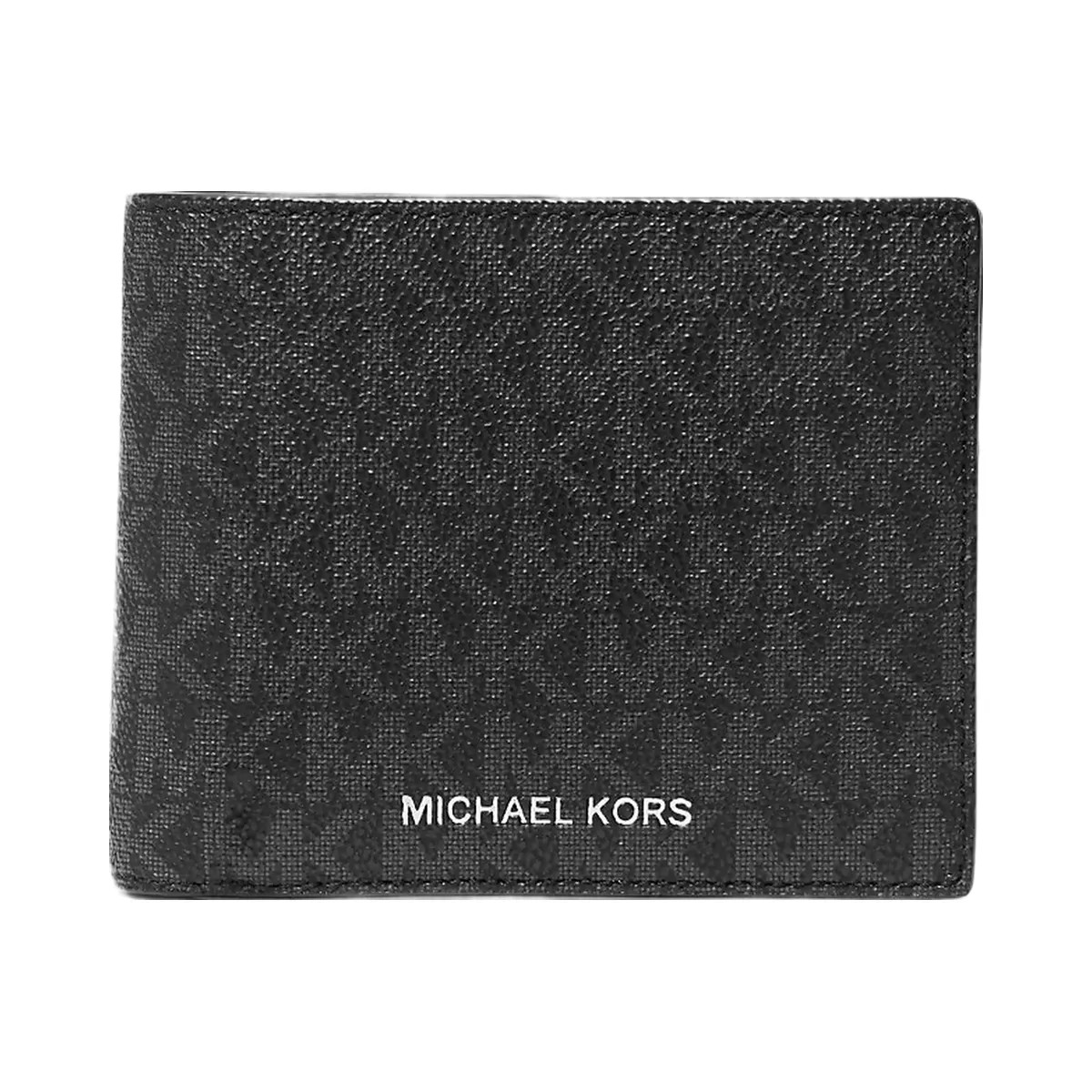 Michael Kors Cooper Logo Billfold Wallet With Passcase Black - HypeFly India View 1