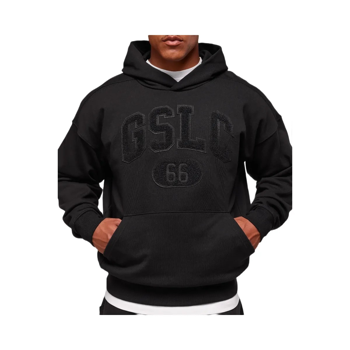 Gymshark GSLC Hoodie - Black - HypeFly India View 5