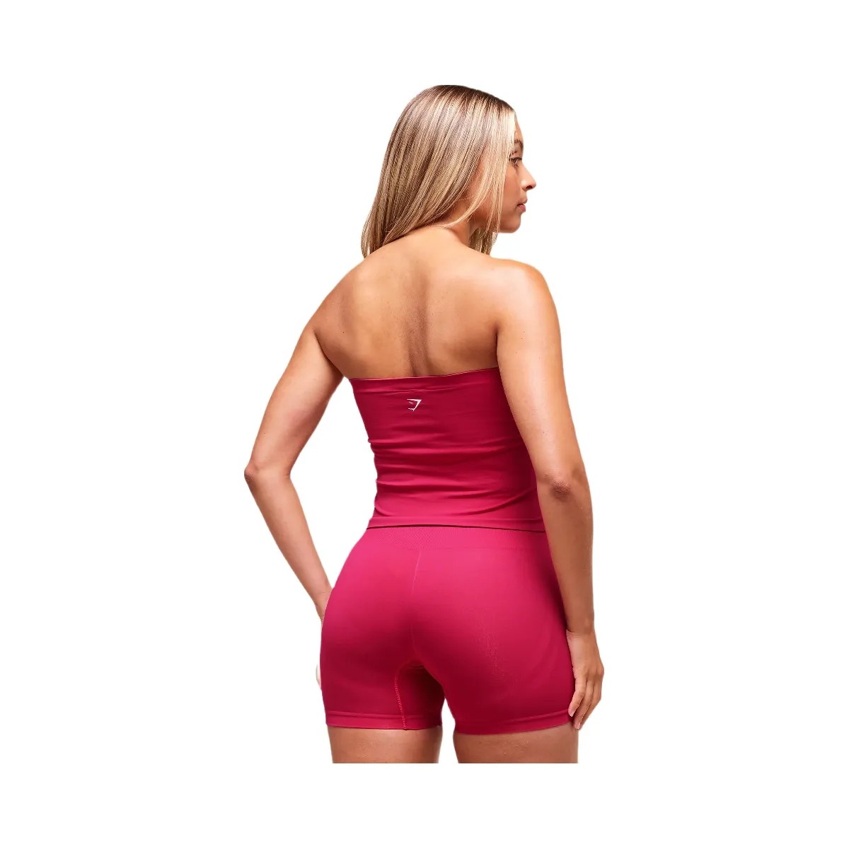 Gymshark Everyday Seamless Midi Tube Top - Build Pink - HypeFly India View 2