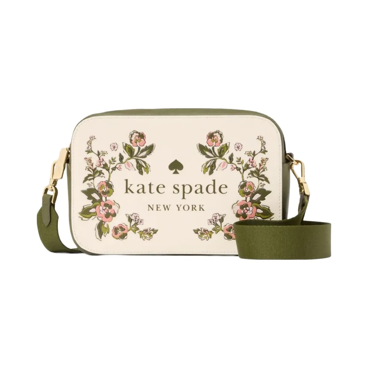 Kate Spade Oh Snap Floral Camera Bag Meringue Multi - HypeFly India View 1