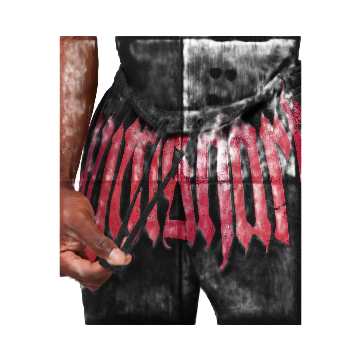 Gymshark Fade Graphic Straight Leg Jogger - GS Black - HypeFly India View 5