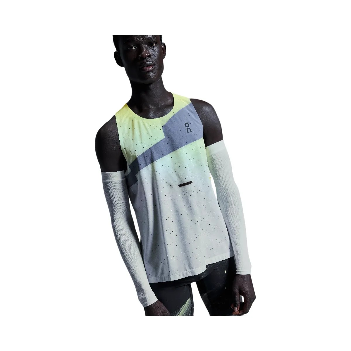 On Race Singlet Limelight | Glacier - HypeFly India View 3