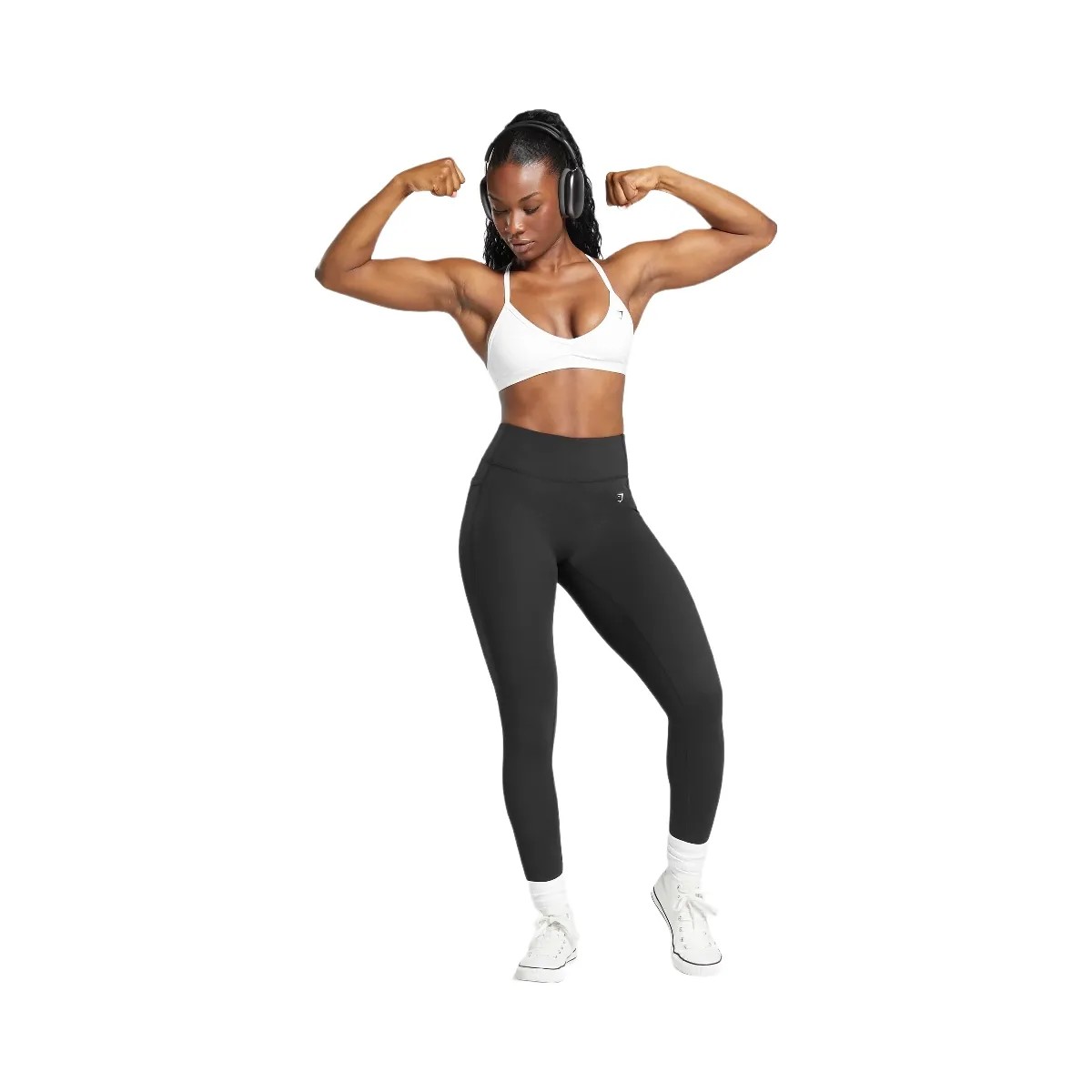Gymshark Lifting Pocket Leggings - Black - HypeFly India View 4