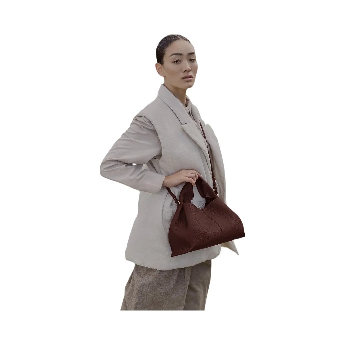 Polene Numero Neuf Textured Sandalwood - HypeFly India View 2