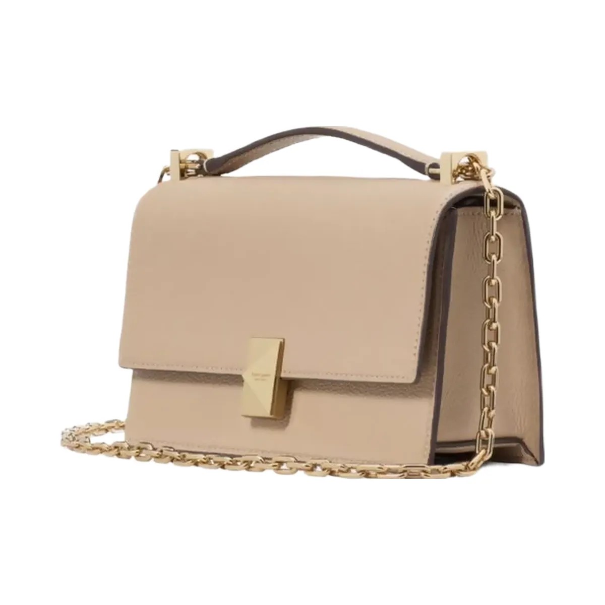 Kate Spade Deco Mini Flap Chain Crossbody Timeless Taupe - HypeFly India View 1