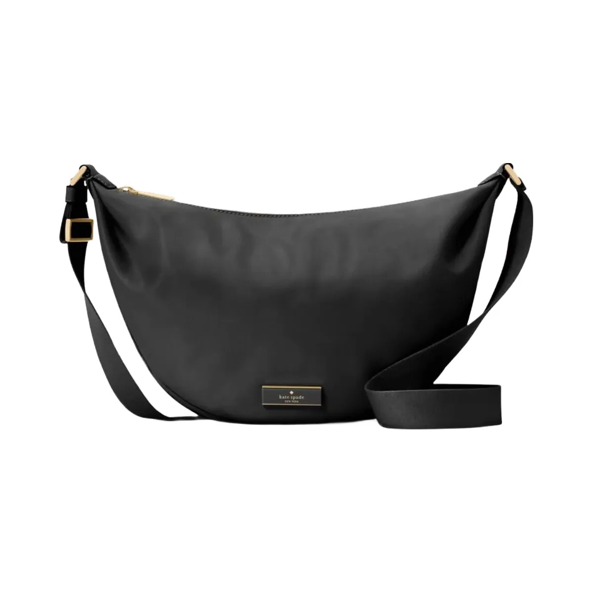 Kate Spade Carter Nylon Medium Sling Bag Black - HypeFly India View 1