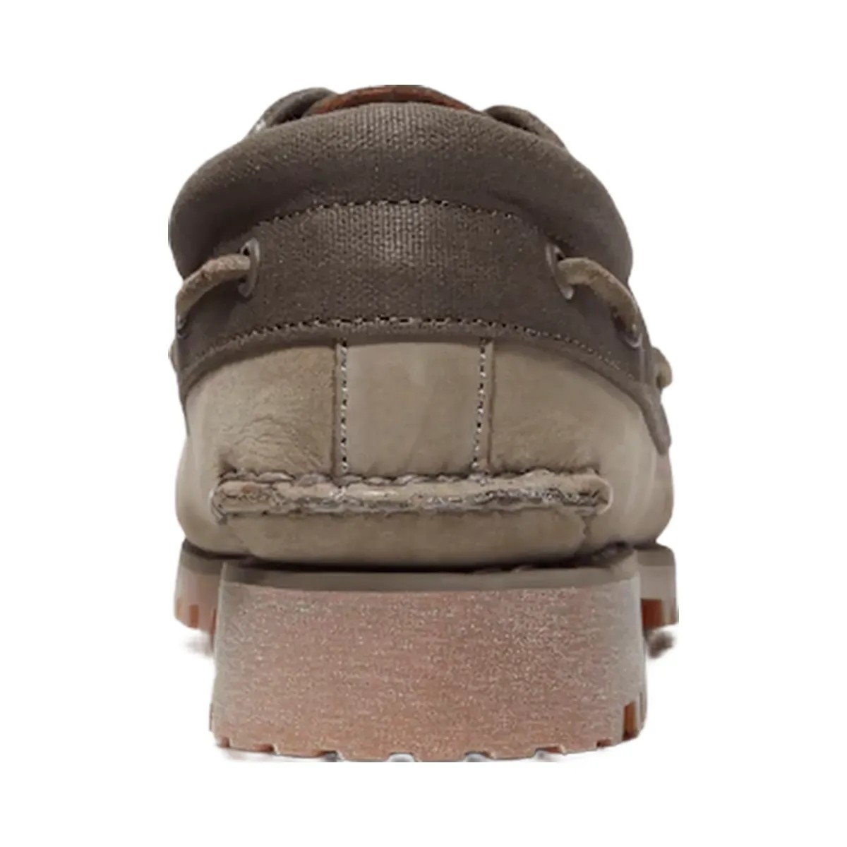 Timberland Authentics 3-Eye Boat Shoe Olive Nubuck Men'S - HypeFly India View 4