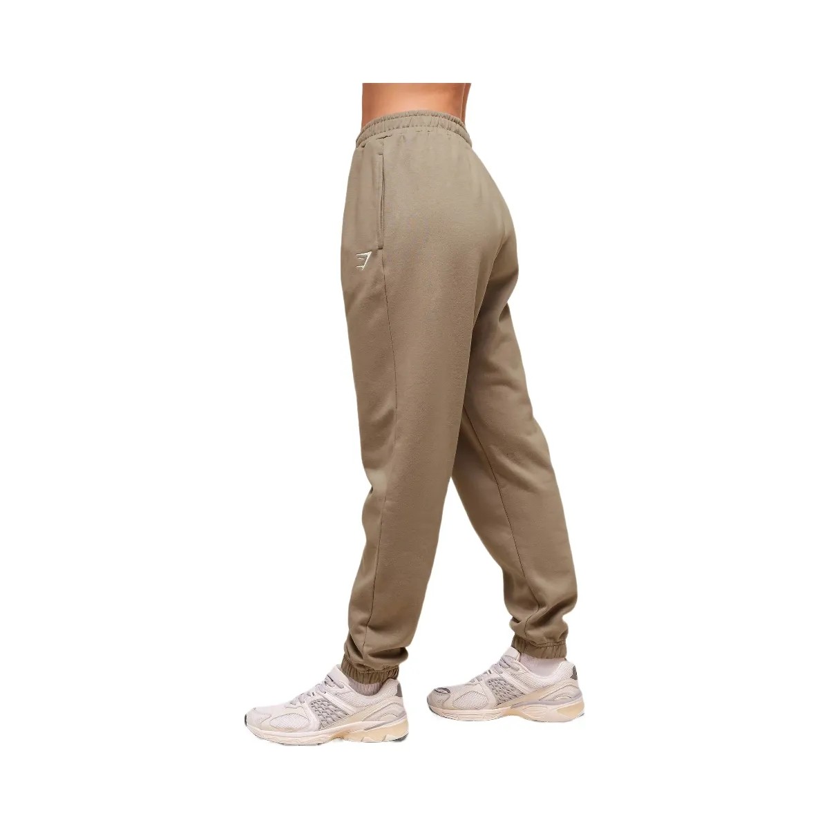 Gymshark Training Fleece Joggers - Lifestyle Brown - HypeFly India View 3