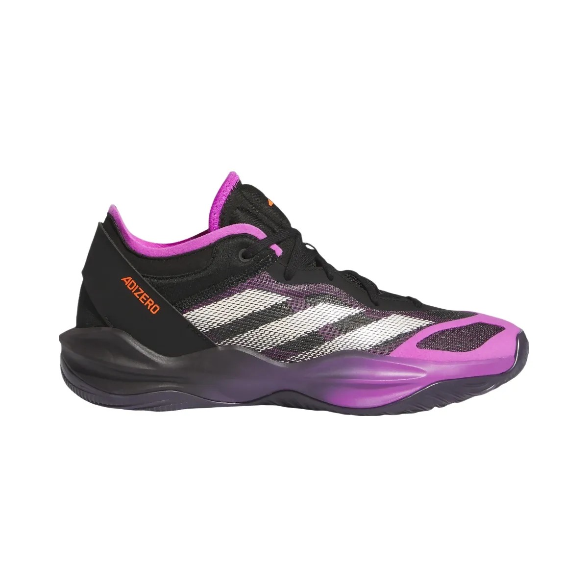 Adidas Adizero Select 2.0 Low Core Black Purple Burst Aurora Black - HypeFly India View 1