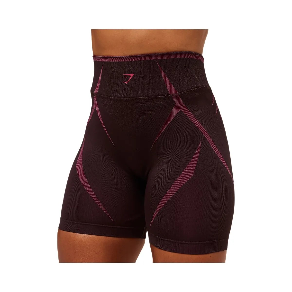 Gymshark Apex Lift Seamless Short - Cherry Purple/Build Pink - HypeFly India View 6
